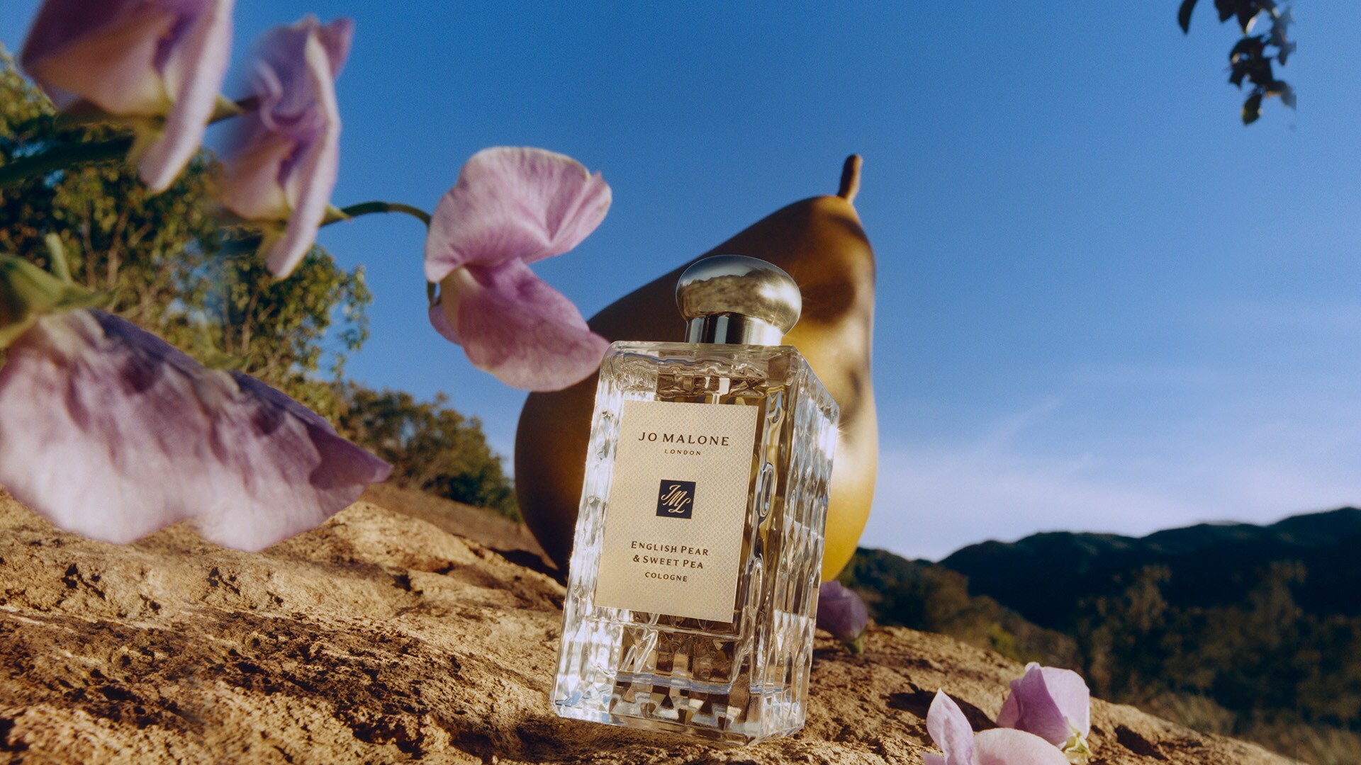 Tempting Pears Meet Pastel Sweet Peas. Shop English Pear & Sweet Pea Cologne.