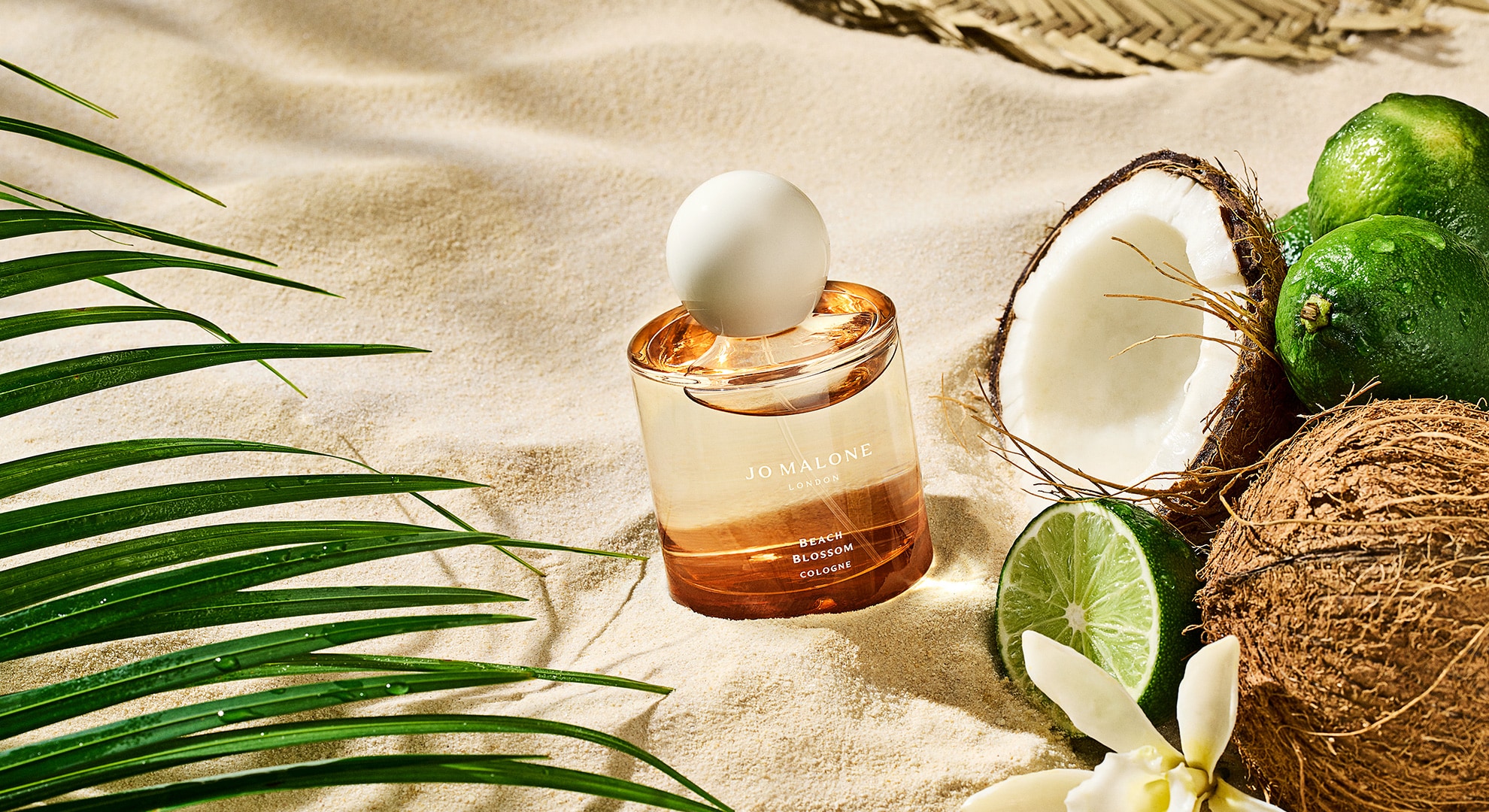 beach blossom cologne in the sand 