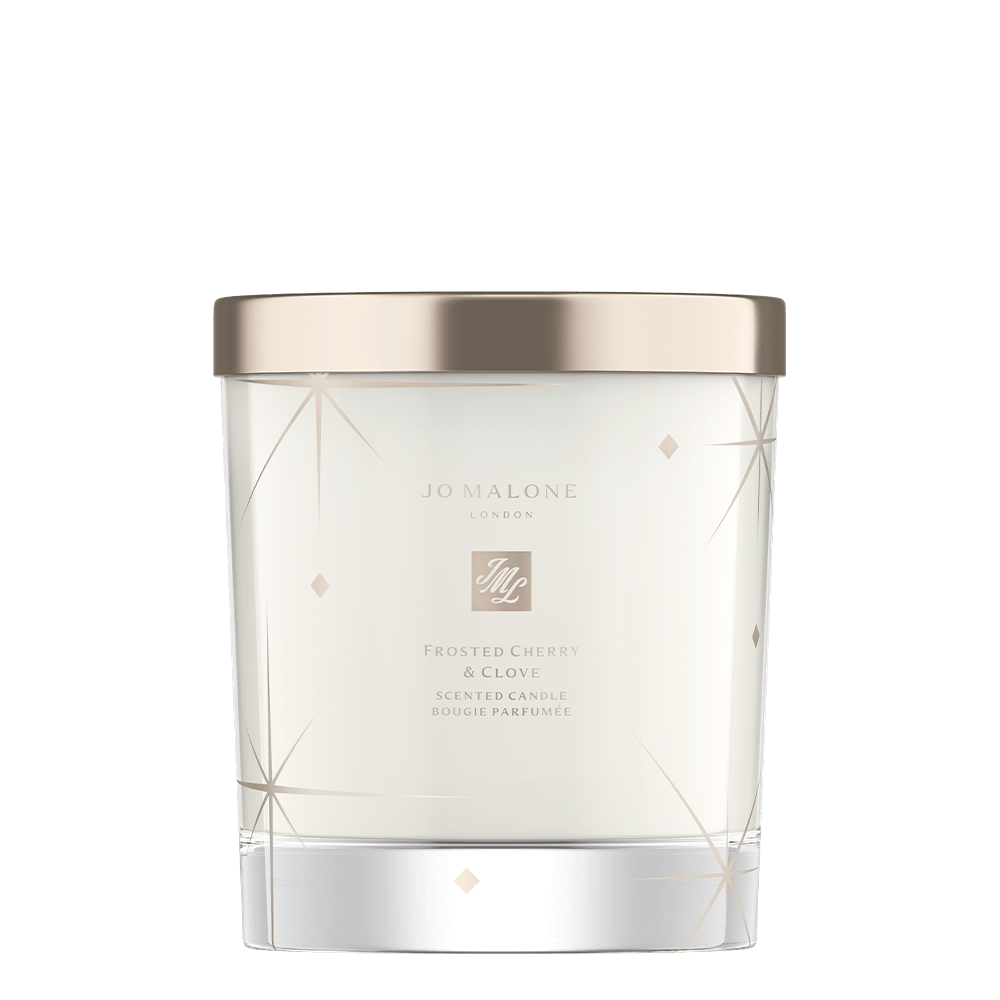 Frosted Cherry & Clove Home Candle 